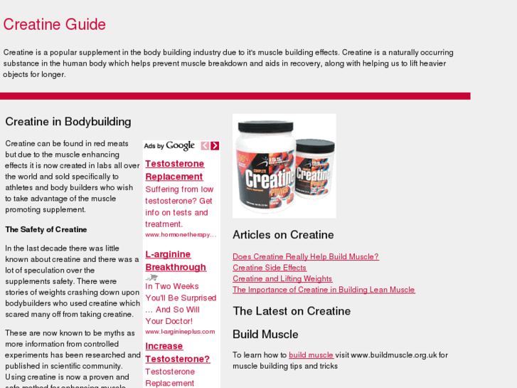 www.creatineguide.co.uk