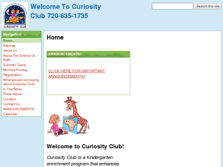 www.curiosityclub.net