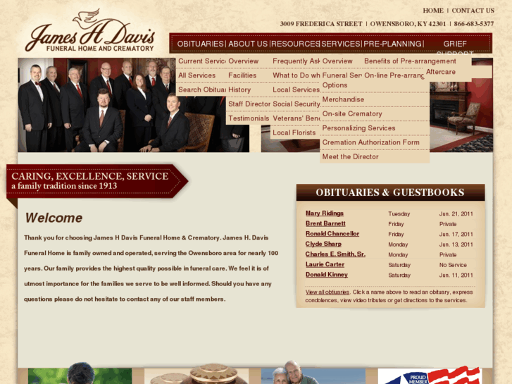 www.davisfuneralhome.com