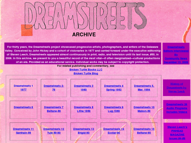 www.dreamstreetsarchive.net