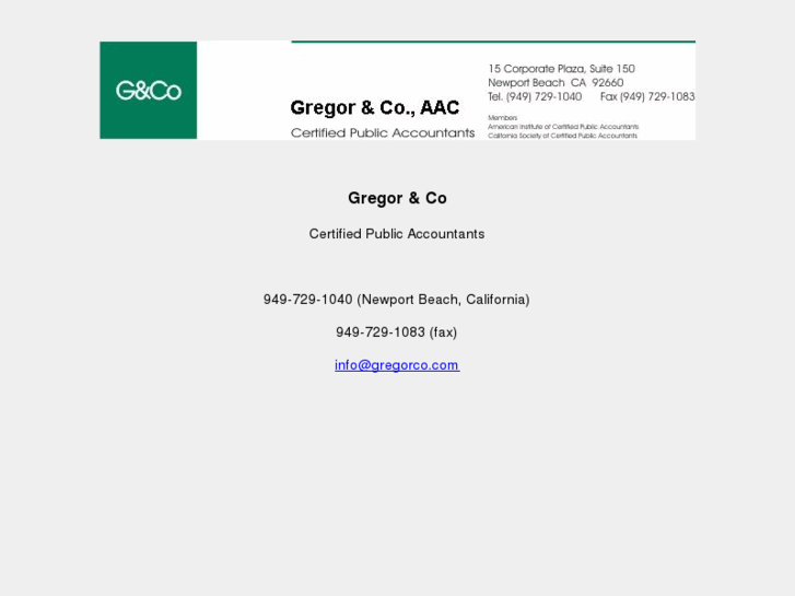 www.gregorco.com