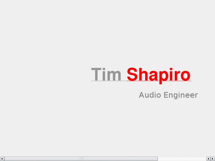 www.timshapiro.info