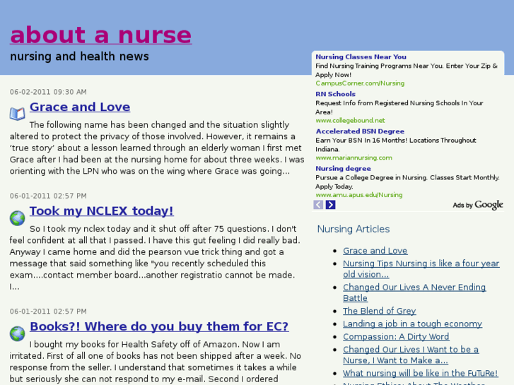 www.aboutanurse.com