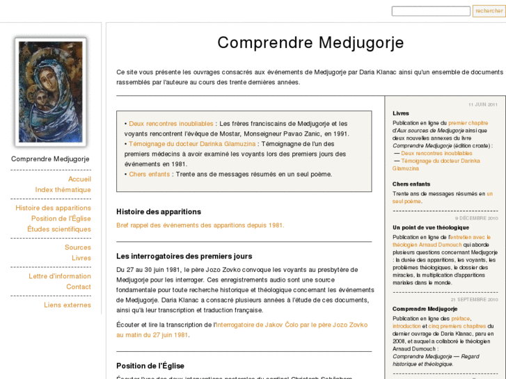 www.comprendre-medjugorje.info