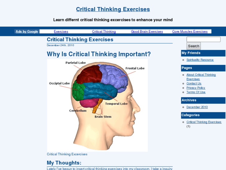 www.criticalthinkingexercises.org