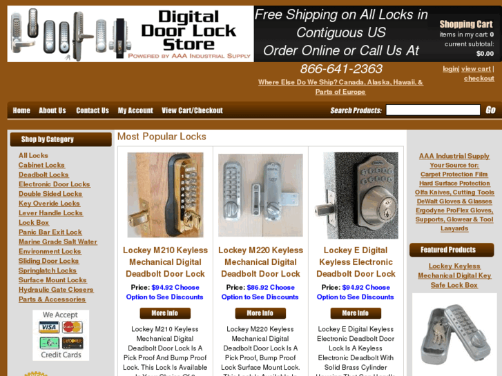 www.digitaldoorlockstore.com