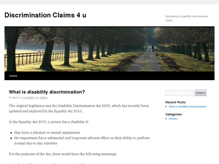 www.discriminationclaims4u.com