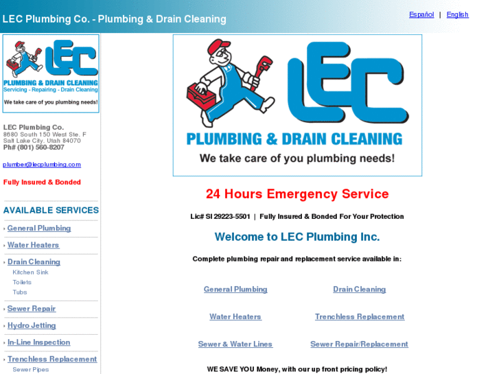 www.lecplumbing.com