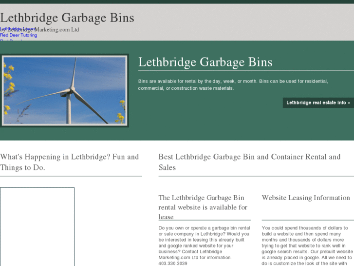 www.lethbridgebins.com