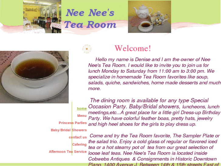 www.neeneestearoom.com