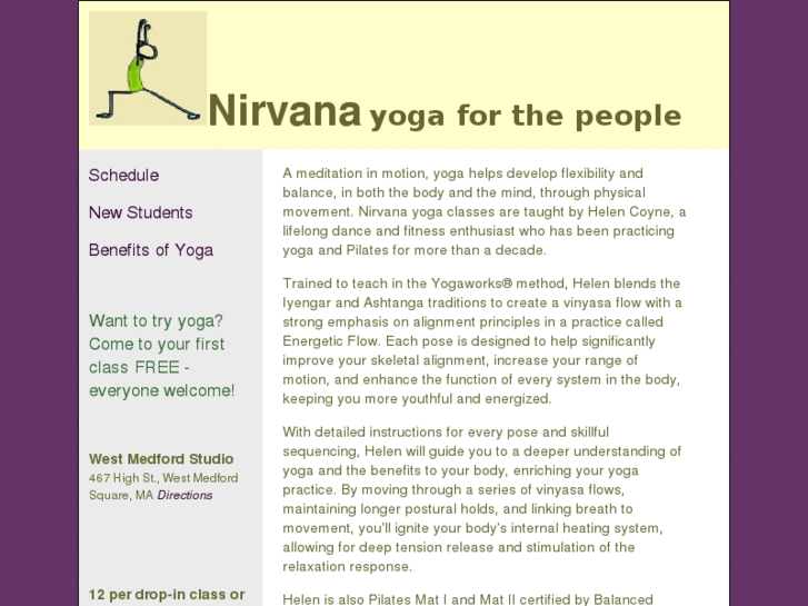 www.nirvanayogaclass.com