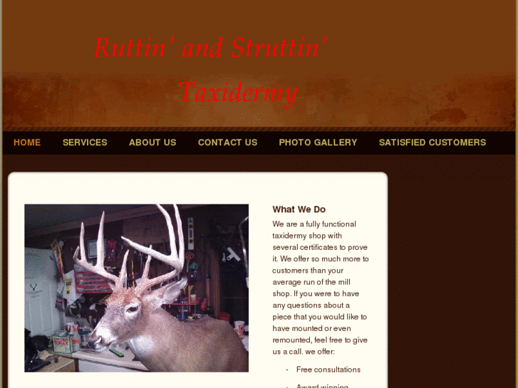 www.ruttinandstruttintaxidermy.com