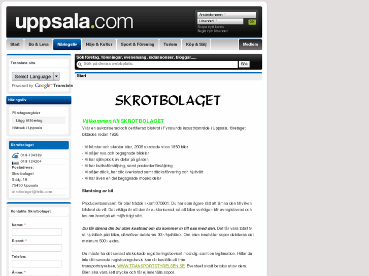 www.skrotbolaget.com