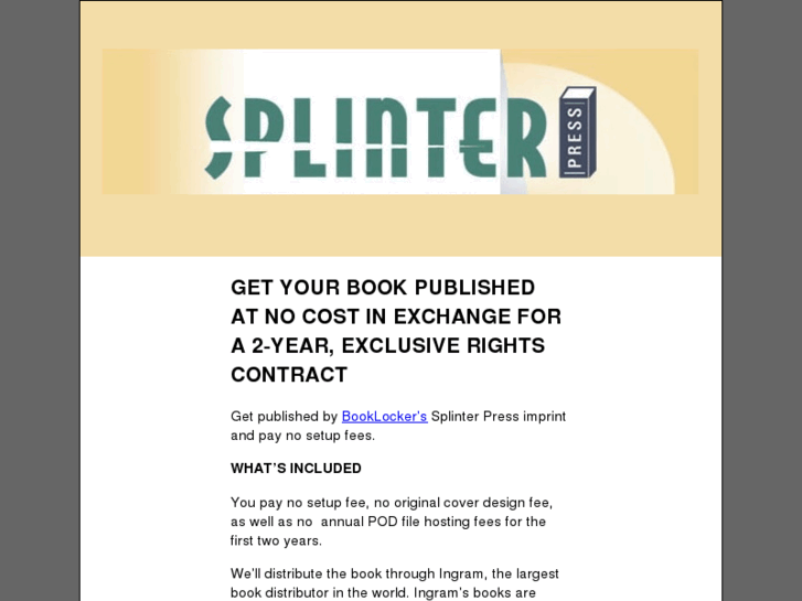 www.splinterpress.com