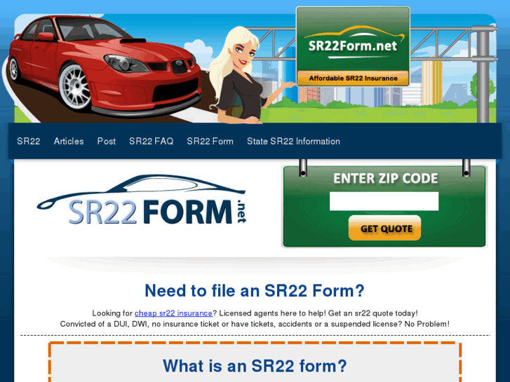 www.sr22form.net