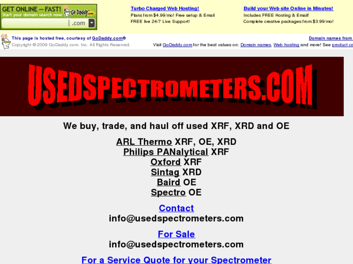 www.usedspectrometers.com