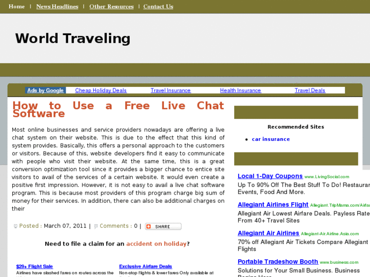 www.worldtravelings.info