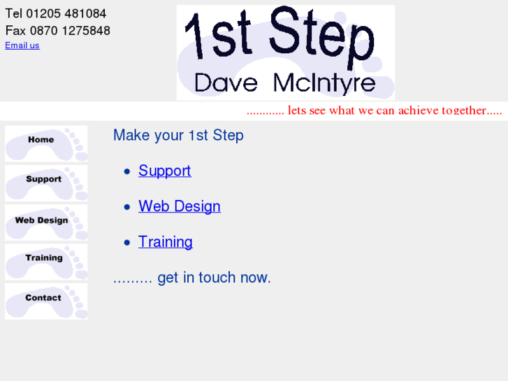 www.1ststepwebdesign.co.uk