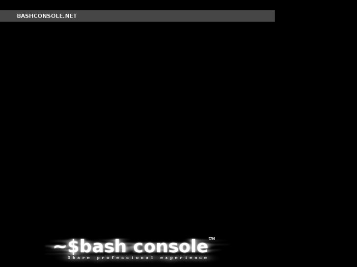 www.bashconsole.net