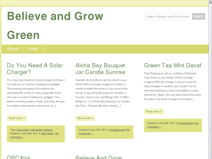 www.believeandgrowgreen.com