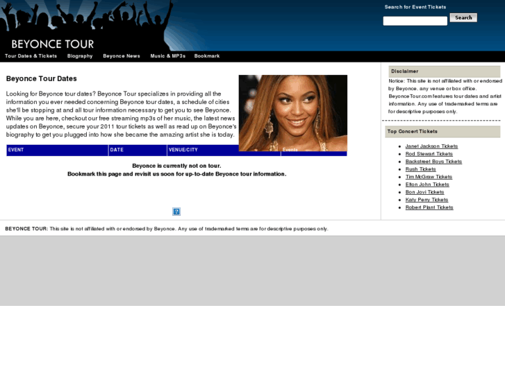 www.beyoncetour.net