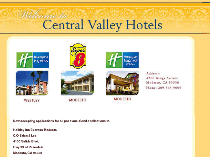 www.centralvalleyhotels.com