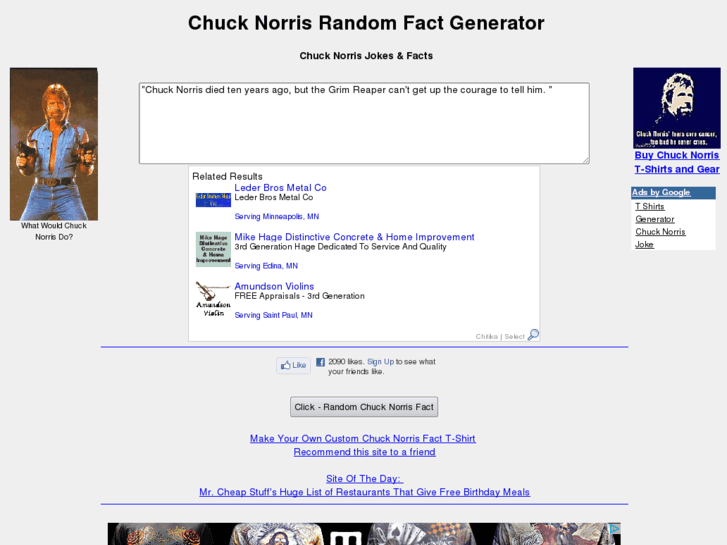 www.chucknorrisfactoids.com