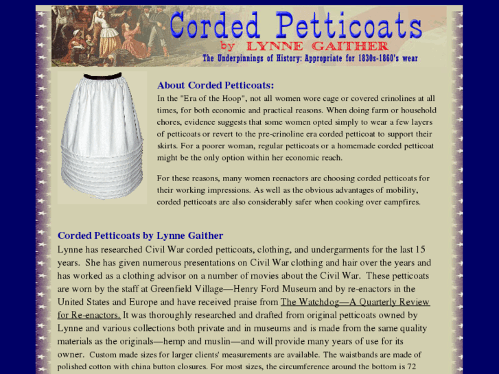 www.cordedpetticoat.com