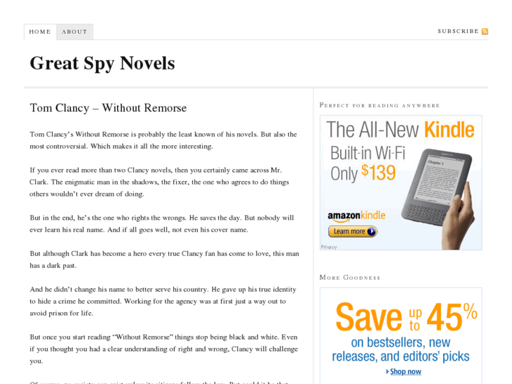 www.greatspynovels.com