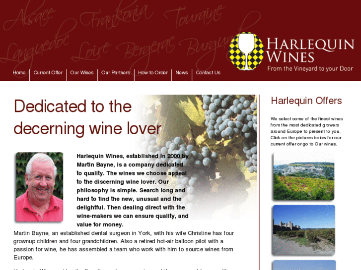 www.harlequinwines.co.uk