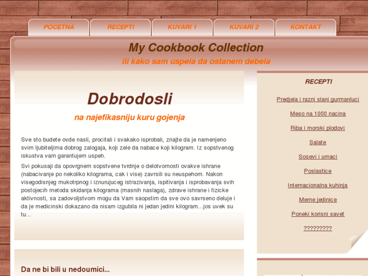 www.mycookbookcollection.info