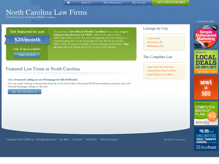 www.northcarolinalawfirms.org