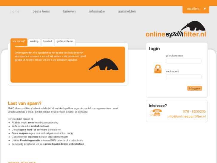 www.onlinespamfilter.nl