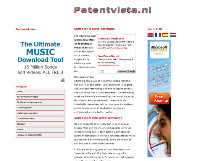 www.patentvista.nl