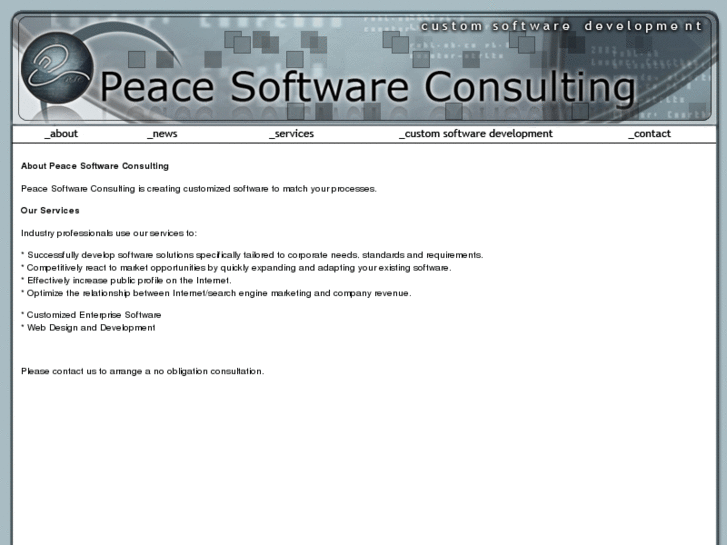 www.peacesoftwareconsulting.com