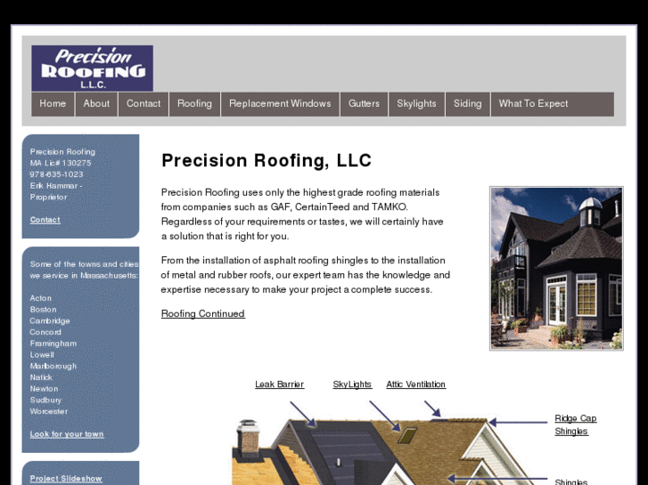 www.precisionroofing-llc.com