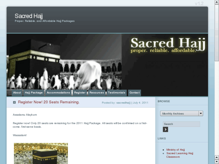 www.sacredhajj.com