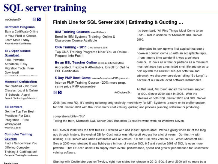 www.sqlservertraining.info