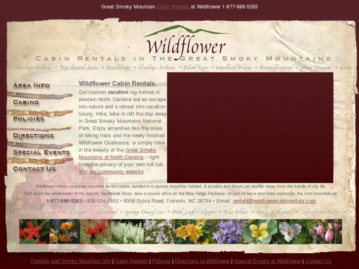 www.wildflowercabinrentals.com