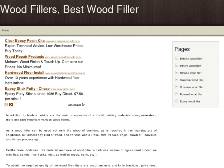 www.woodfiller.org