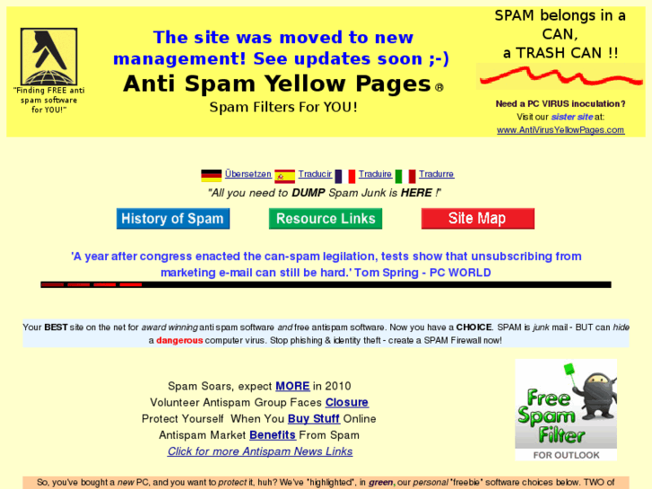 www.antispamyellowpages.com