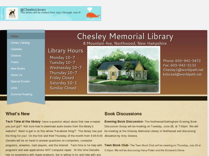 www.chesleylib.com