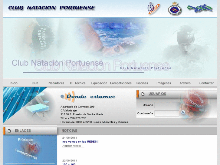 www.clubnatacionportuense.com