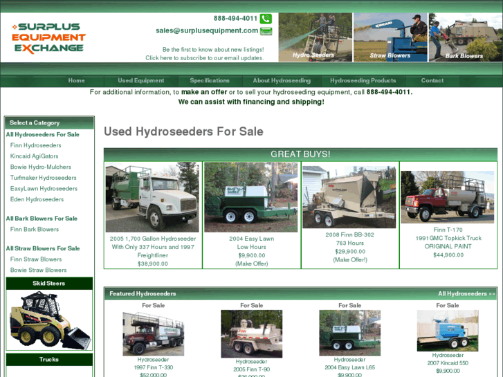 www.hydroseedersforsale.com