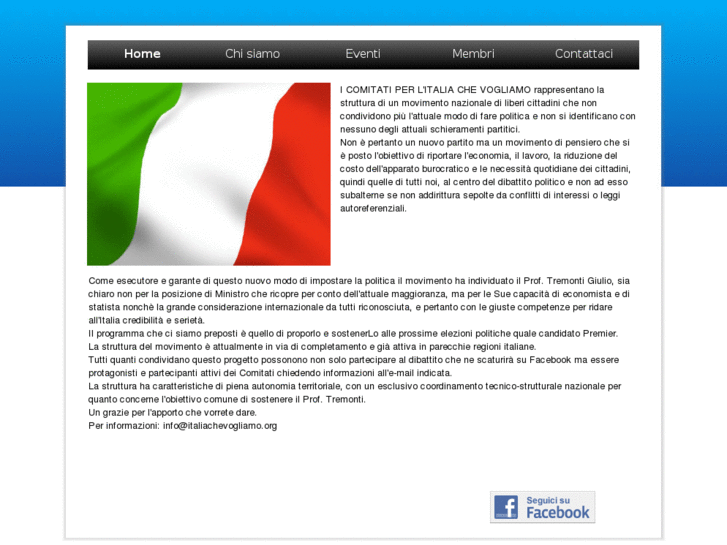 www.italiachevogliamo.org