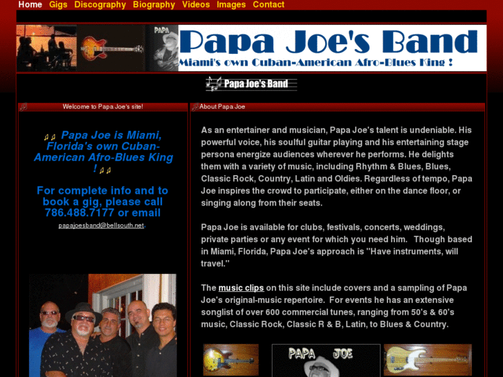 www.papajoesband.com