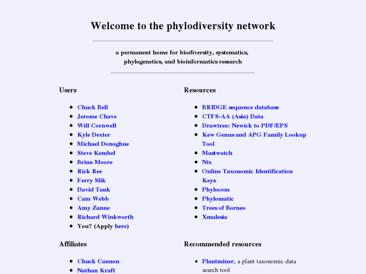 www.phylodiversity.net