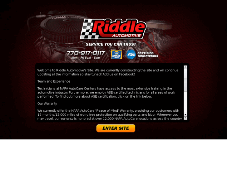 www.riddleautocare.com