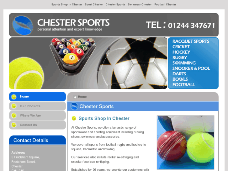 www.chester-sports.com