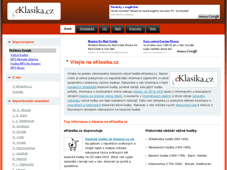 www.eklasika.cz